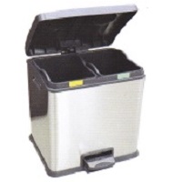 Stainless steel recycle bins