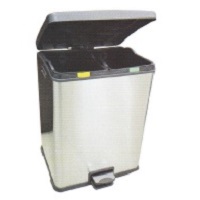 Stainless steel recycle bins