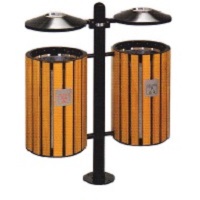 Stainless steel recycle bins