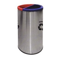 stainless steel recycle bins