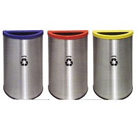 stainless steel recycle bins